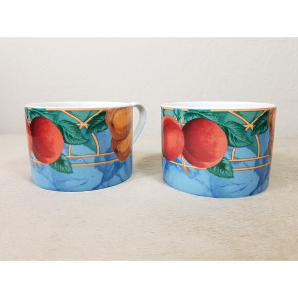 Victoria & Beale Forbidden Fruit Teacup Coffee Mug 8oz Fine Porcelain2 1/2" x2 - Picture 6 of 14